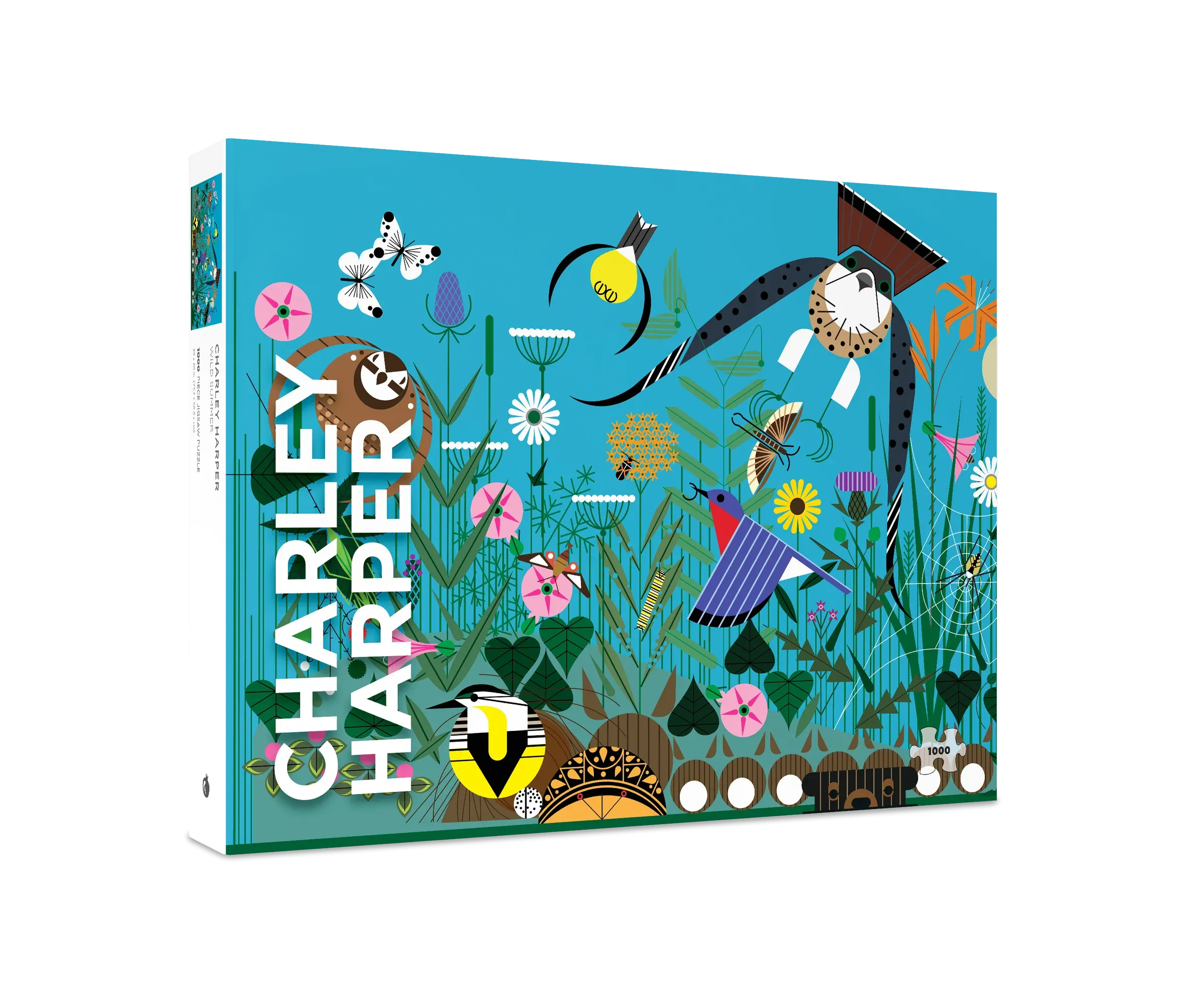Curiosity starters Little hands Pomegranate Charley Harper- "Wild Summer" 1000-Piece Jigsaw Puzzle