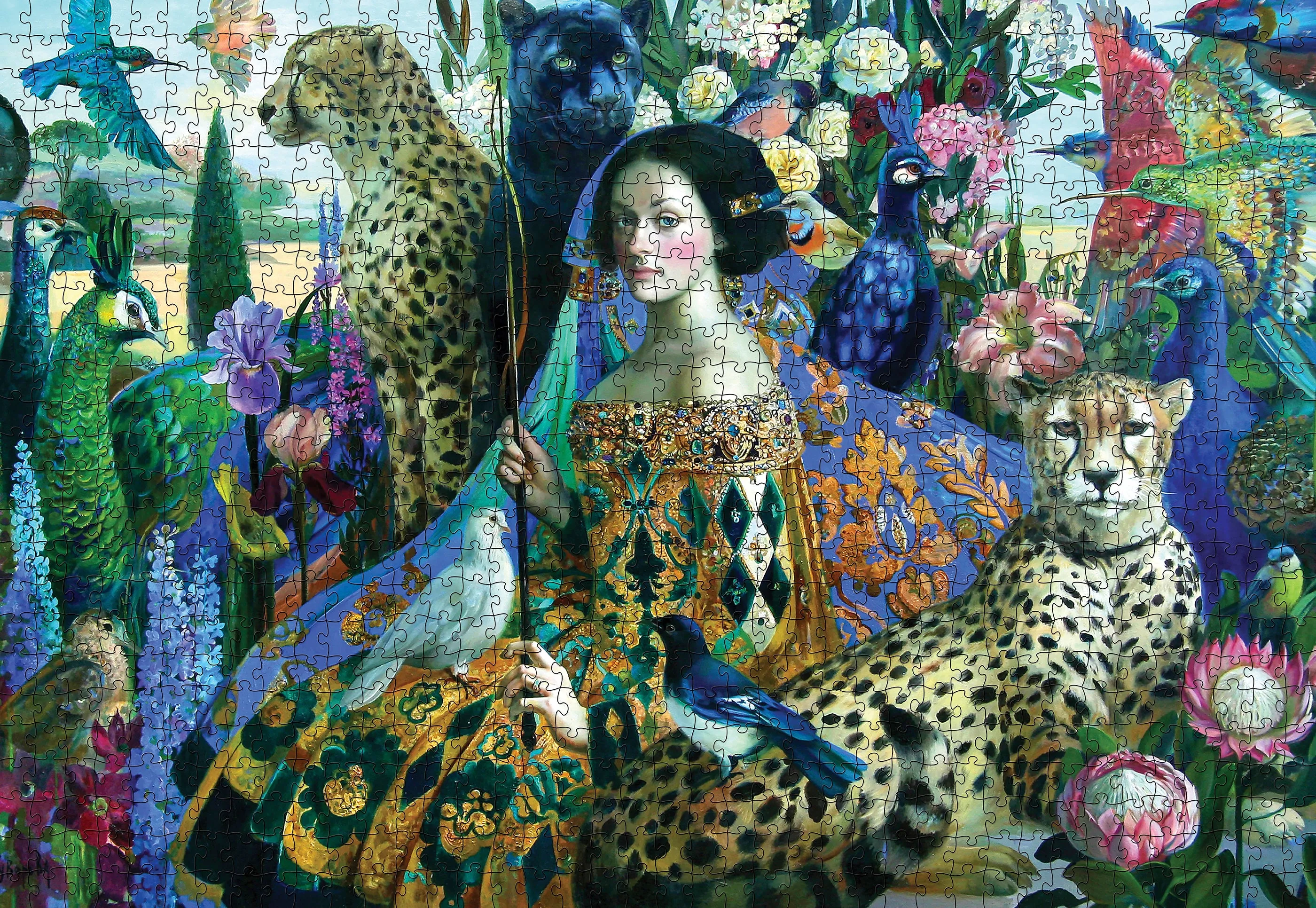 Learning tools Pomegranate Olga Suvorova "The Tamer" 1000 Piece Puzzle