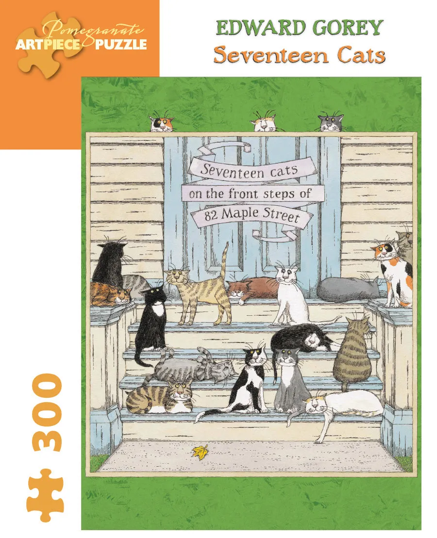 Growing minds Creative kids Pomegranate "Seventeen Cats" 300 Piece Puzzle