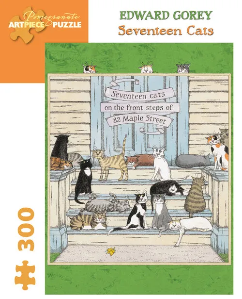 Hands-on discovery Pomegranate "Seventeen Cats" 300 Piece Puzzle