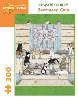 Growing minds Creative kids Pomegranate "Seventeen Cats" 300 Piece Puzzle