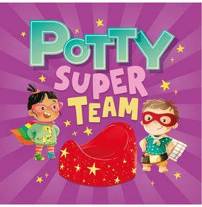 Young imaginations Play & learn Potty Super Team-Board Book