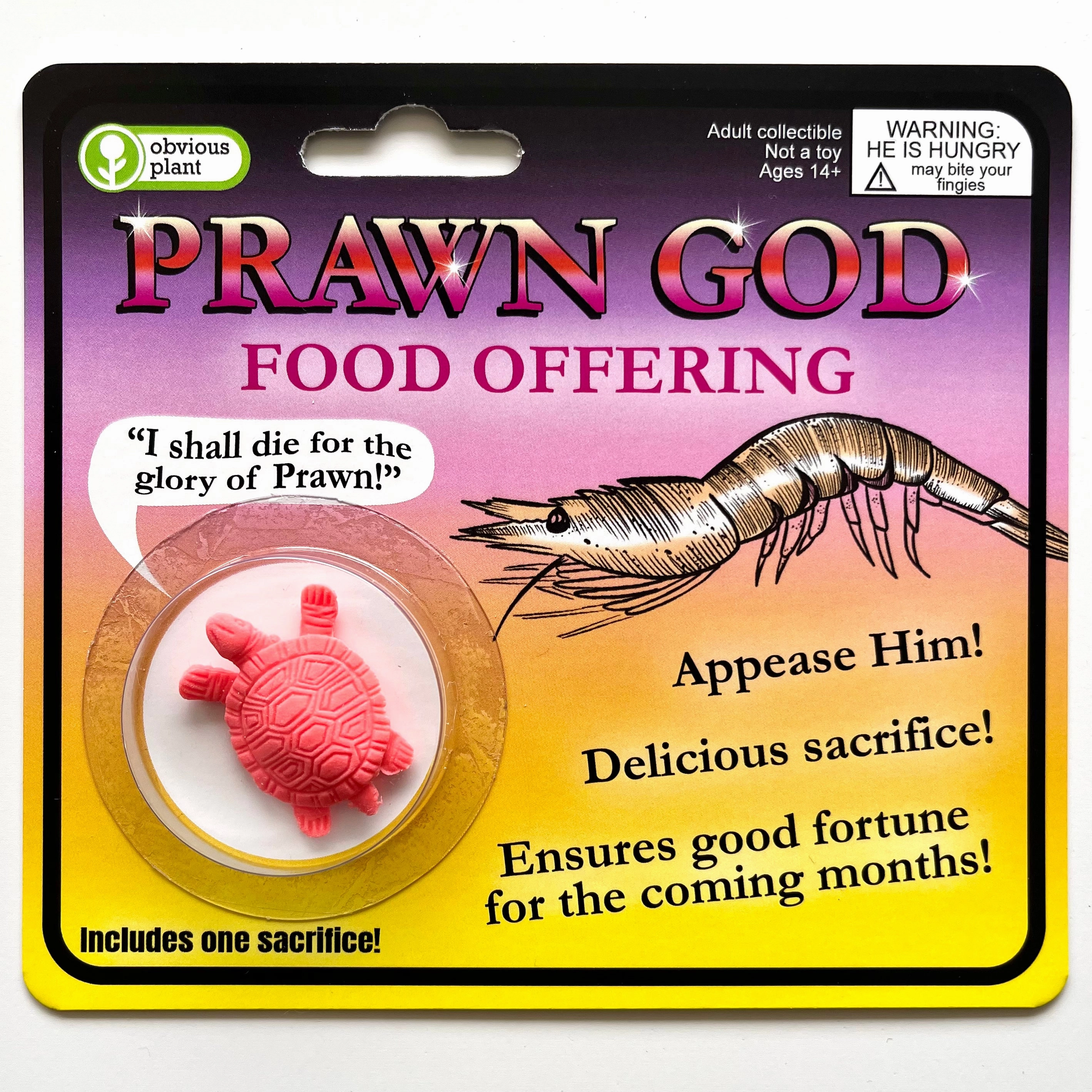 First explorers Pray To The Prawn God