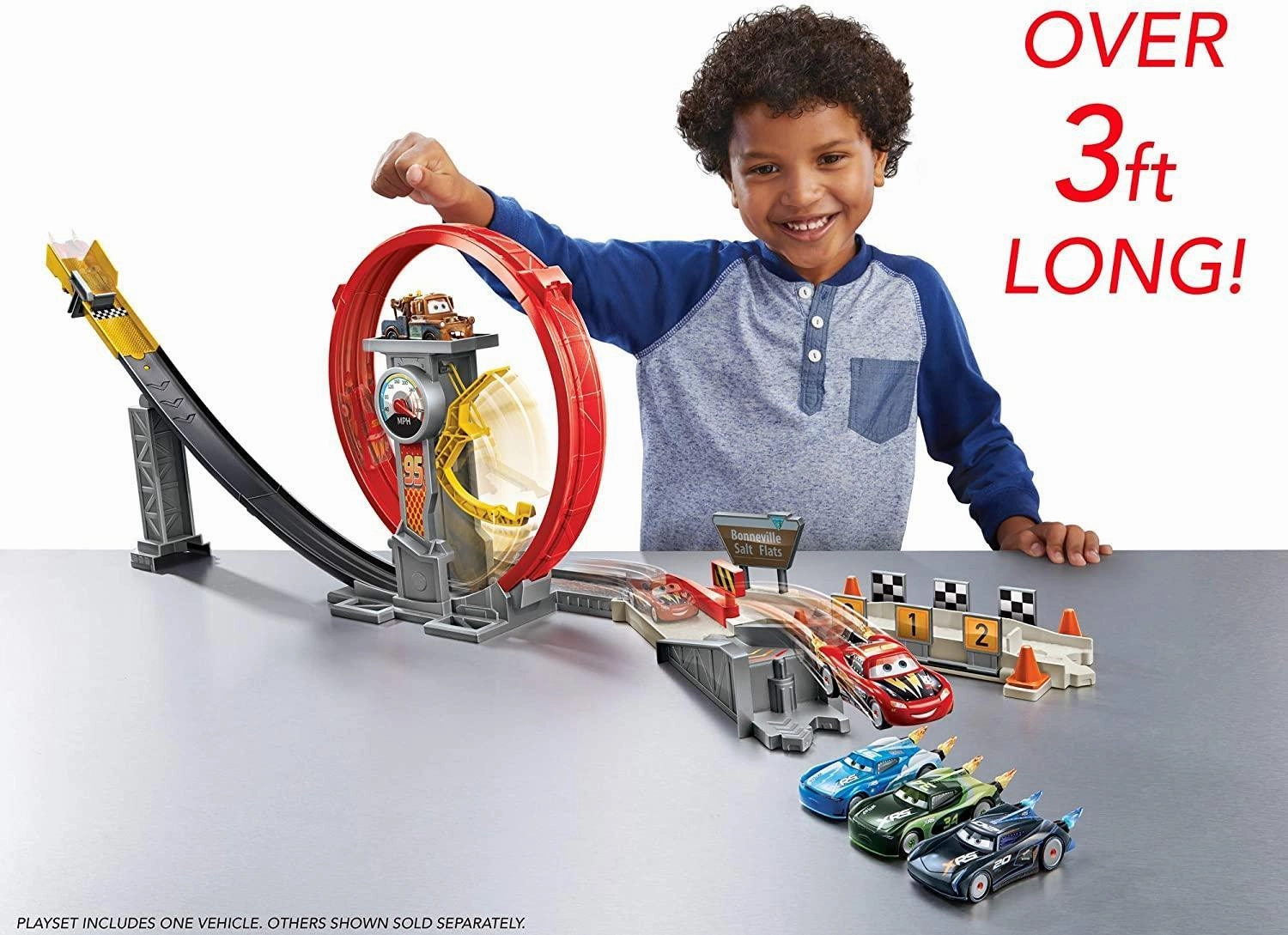 Curiosity starters Disney Pixar Cars Gjw44 Xrs Rocket Racing Super Loop