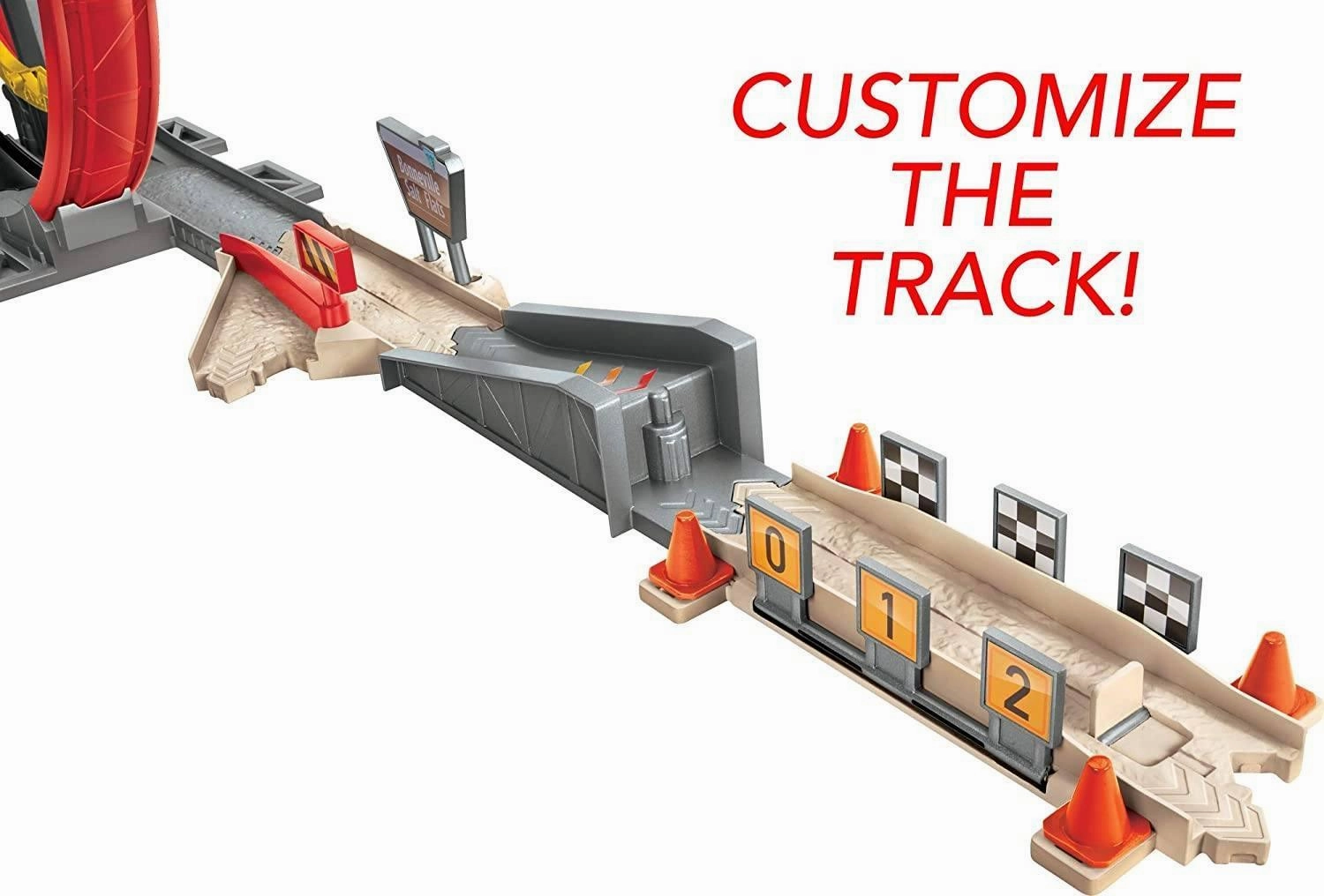 Tiny thinkers Disney Pixar Cars Gjw44 Xrs Rocket Racing Super Loop