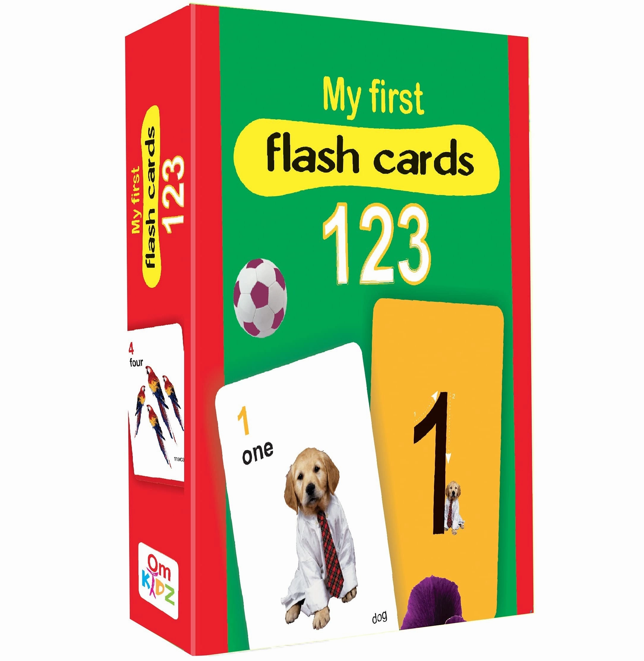 Flash Cards: My First Flash Cards 123 [Cards] Om Books Editorial Team Brain boosters