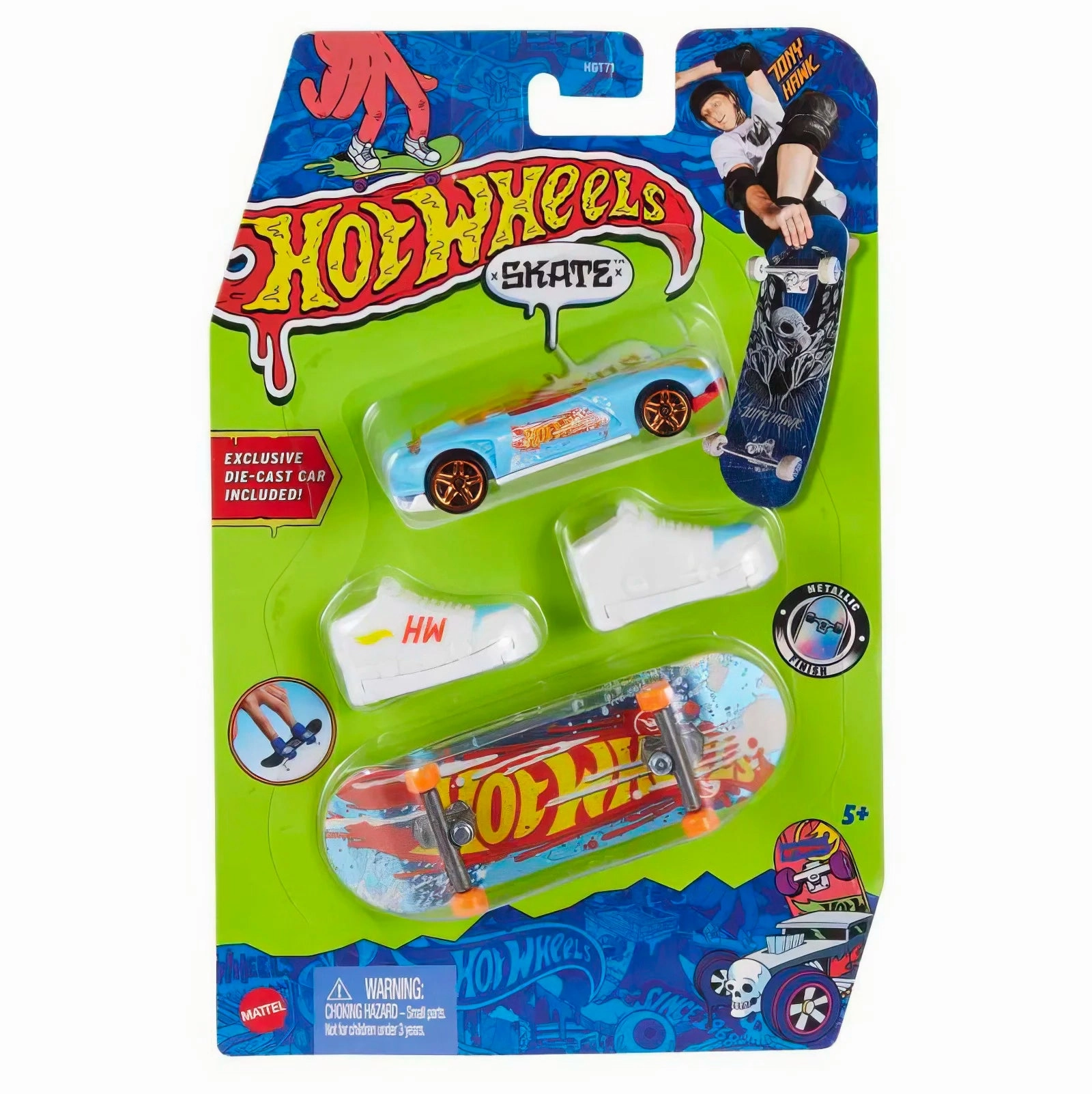 Hot Wheels Skate Collector Skate Shoes & Car - Assortment Active learners
