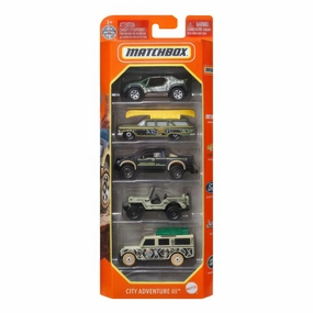 Matchbox 5-Car Gift Pack Assortment Young explorers Creative time for curious minds