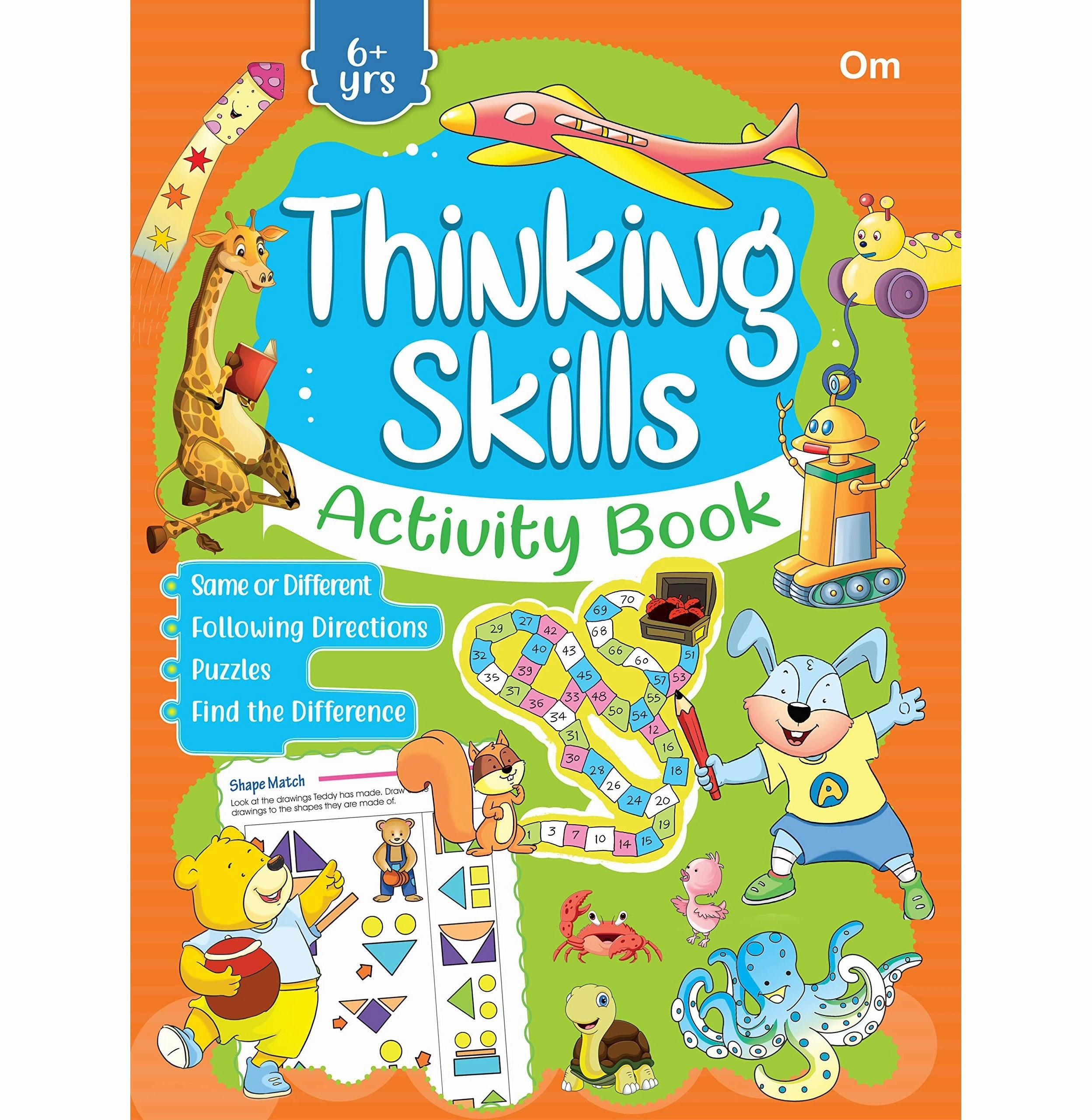 Thinking Skills Activity Book: Colourful Activities For Kids [Paperback] Om Books Editorial Team Creative minds