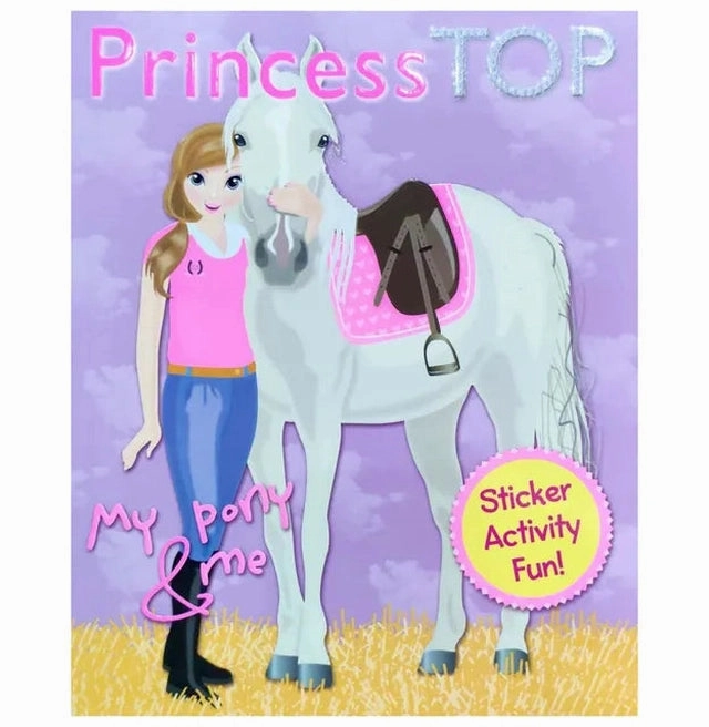 Princess Top My Pony And Me Sticker Sensory fun for little hands Designed for development