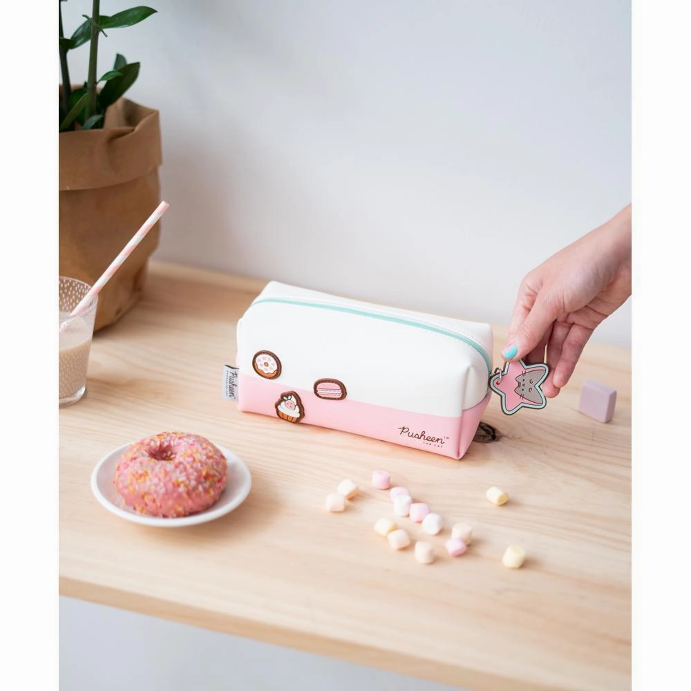 Little builders Playroom learning Pusheen Pencil Case, Makeup Case, Rose Collection
