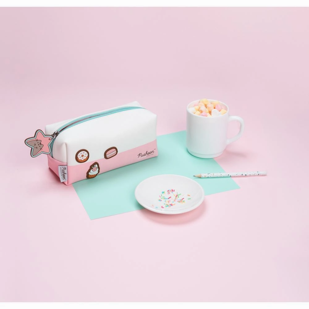 Young imaginations Everyday learning Pusheen Pencil Case, Makeup Case, Rose Collection