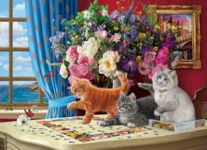 Puzzling Cats! - 1000Pcs Preschool minds