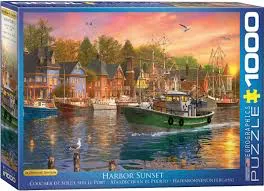 Harbour Sunset 1000Pc Learning through play Sensory fun for little hands
