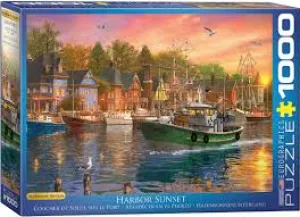 Harbour Sunset 1000Pc Learning through play Sensory fun for little hands