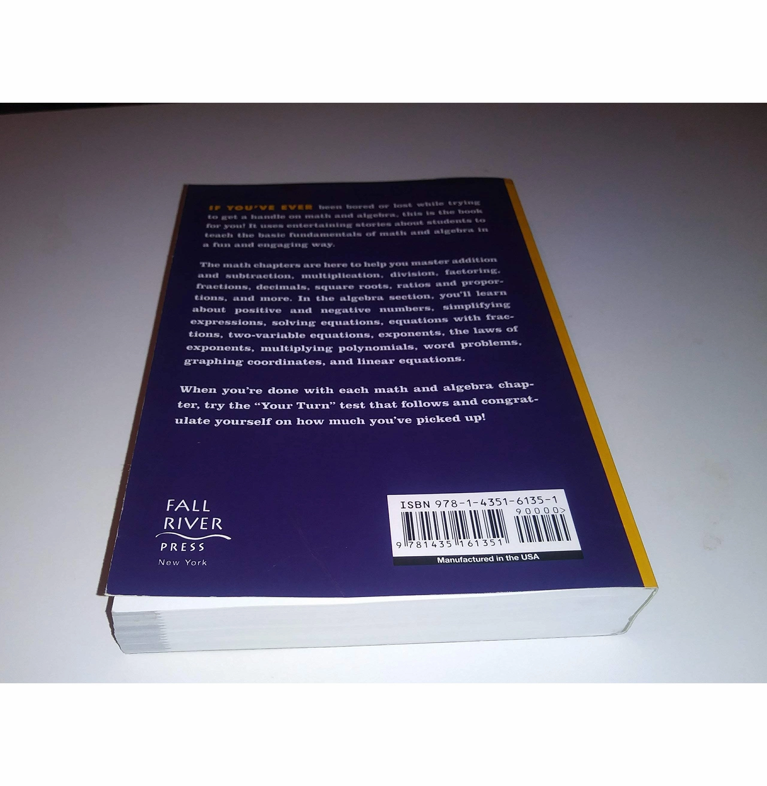 Young explorers Imaginative play Easy Guide To Math And Algebra [Paperback] Fall River Press