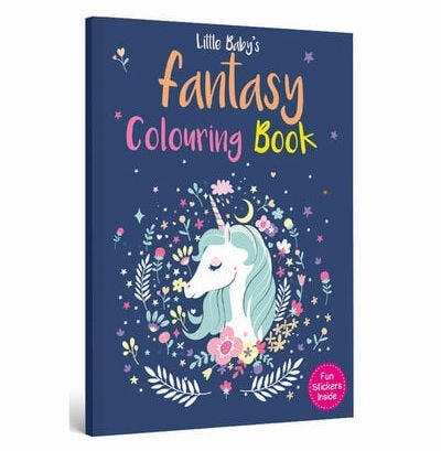 Little Baby'S: Fantasy Colouring Book - Fun Stickers Inside Growth tools Nurturing minds