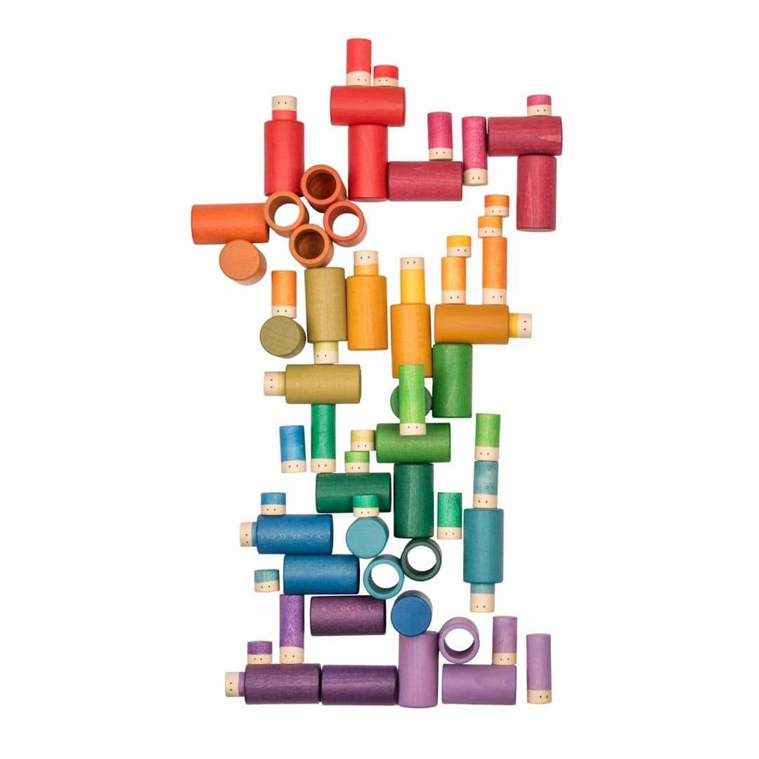Designed for development Nurturing minds Lola 72-Piece Wooden Building Set