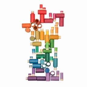 Designed for development Nurturing minds Lola 72-Piece Wooden Building Set