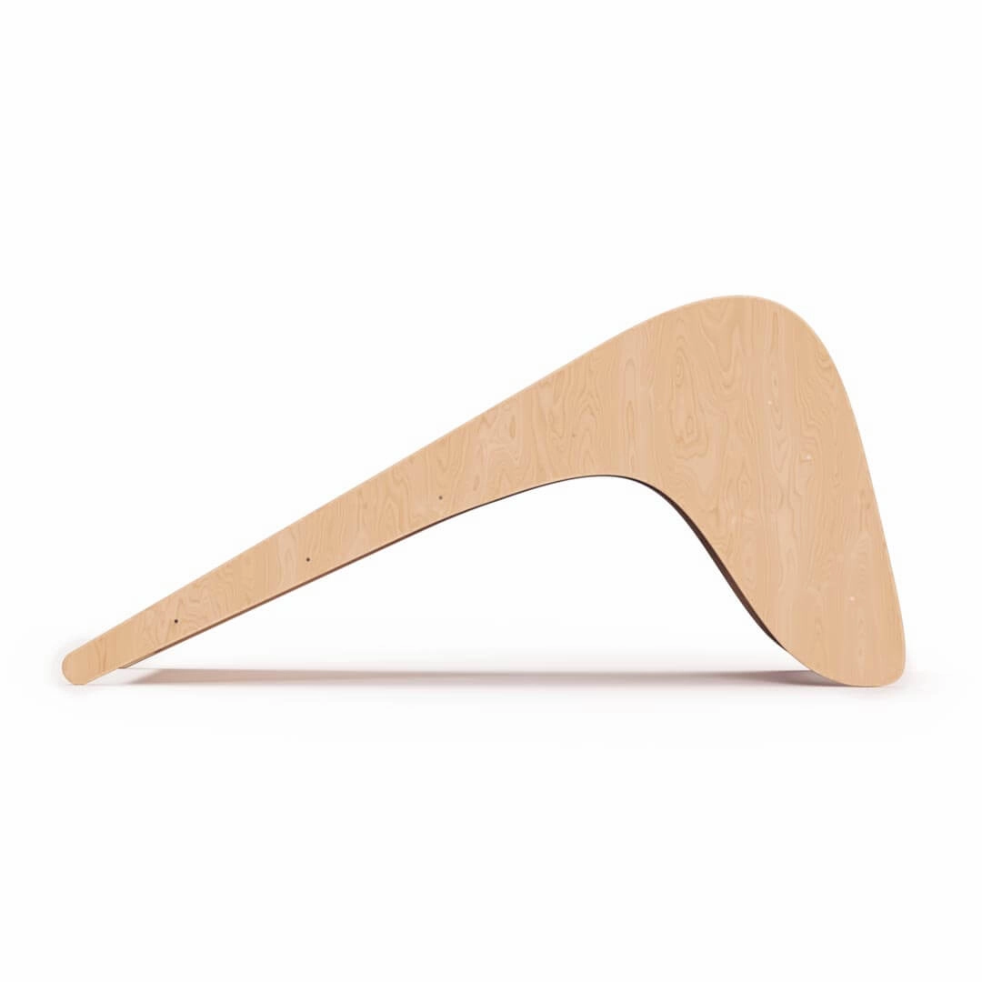 Nurturing minds Wooden Playramp Slide - Natural