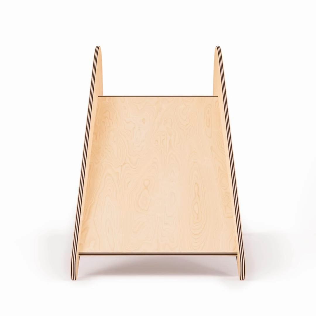 Creative time for curious minds Wooden Playramp Slide - Natural