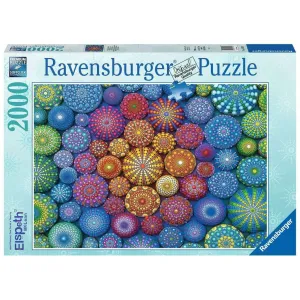 Radiating Rainbow Mandalas 2000Pc Learning tools Creative kids