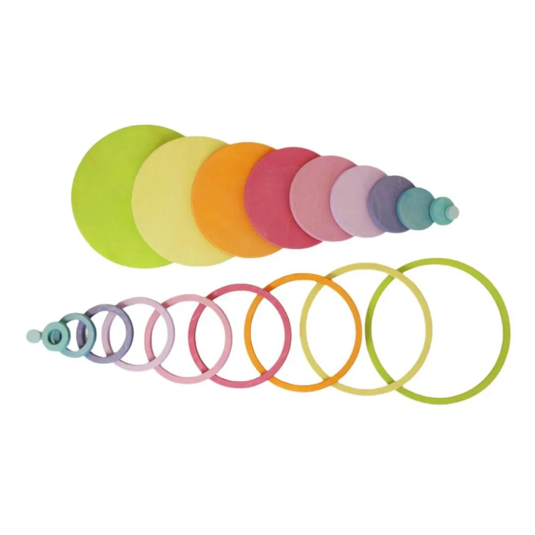 Mini makers Creative minds Rainbow Circles And Rings Set