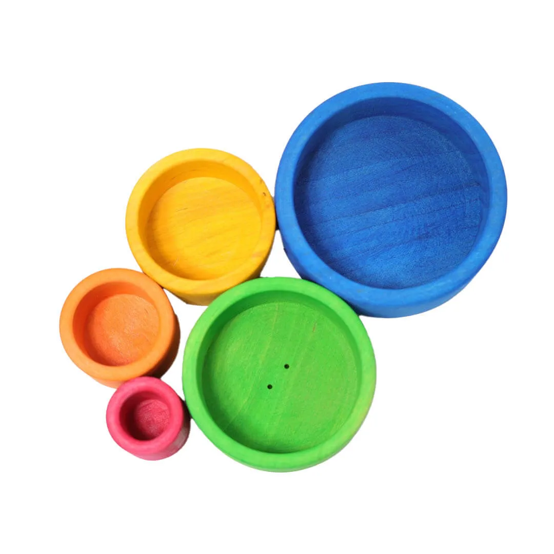 Learning fun Rainbow Nesting Bowls