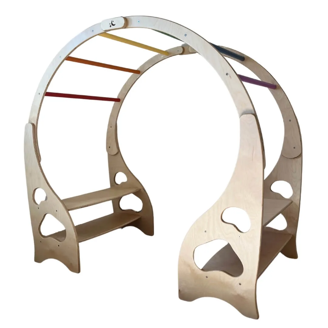 Rainbow Waldorf Playstand Learning tools