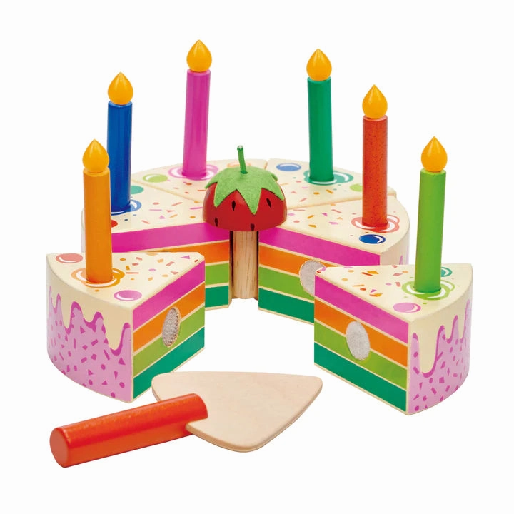 Rainbow Birthday Cake Learning through play