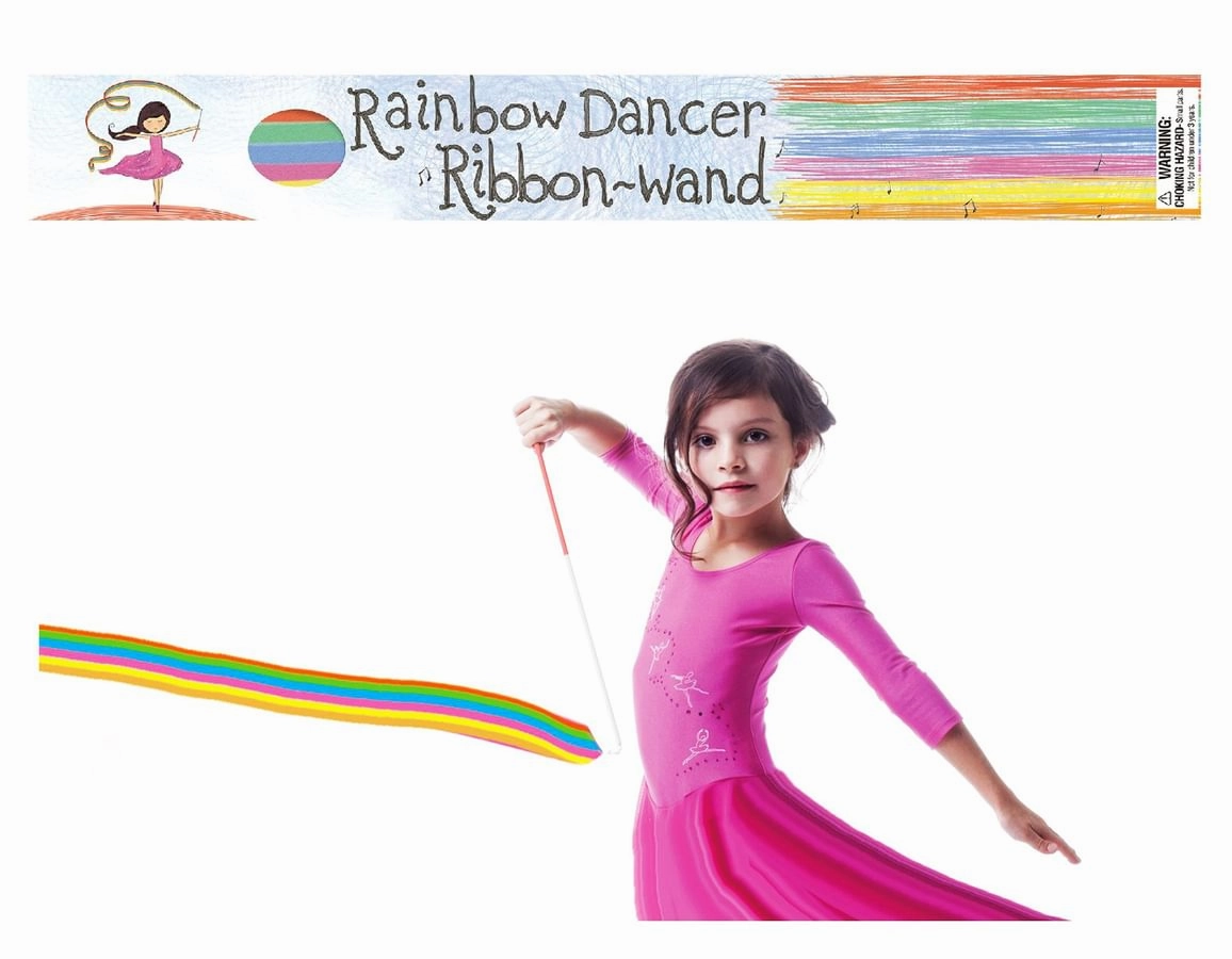 Tiny thinkers Kids essentials Rainbow Dancer Ribbon Wand