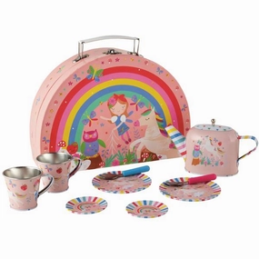 Rainbow Fairy Tin Tea Set Preschool minds