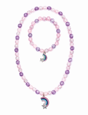 Rainbow Necklace & Bracelet Set Mindful play
