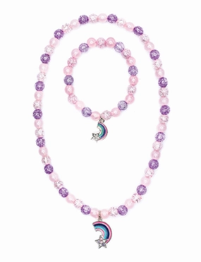 Rainbow Necklace & Bracelet Set Mindful play