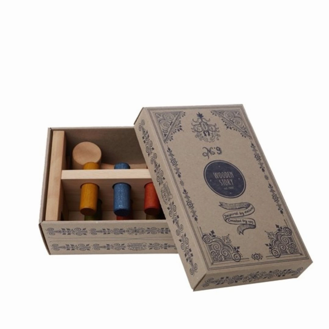 Rainbow Pound-A-Peg - Wooden Hammer Bench Imaginative play
