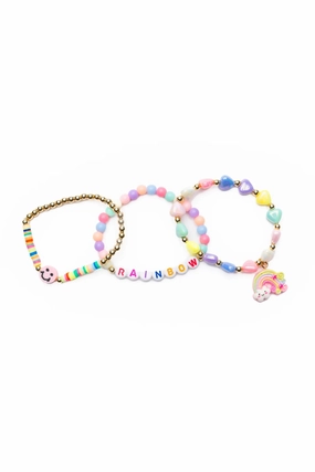 Enrichment activities Rainbow Smiles Bracelet 3 Piece Set