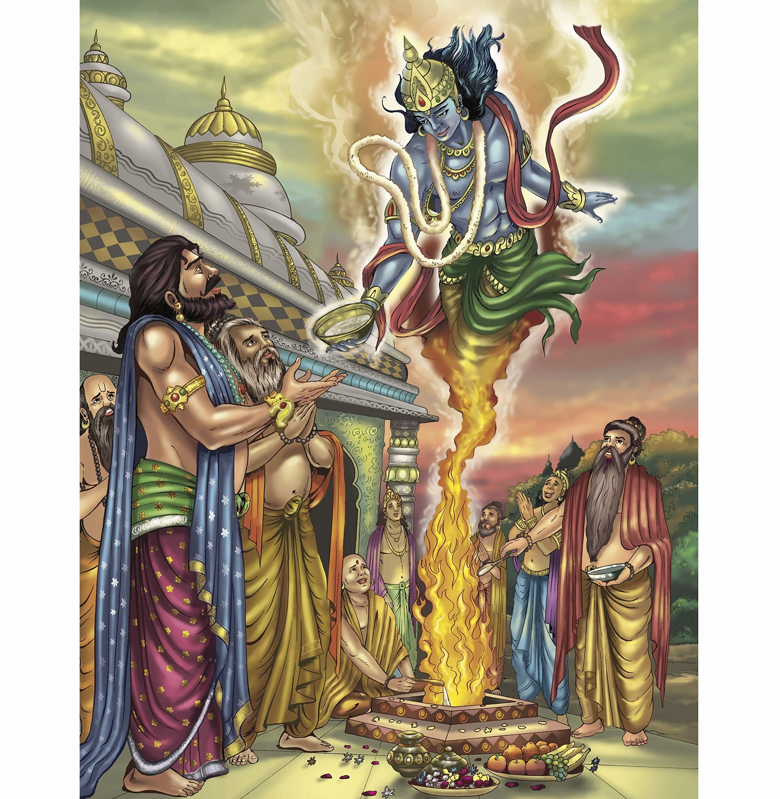 Ramayana The Sacred Epic Of Gods And Demons (English) [Hardcover] Om Books Editorial Team Curious minds