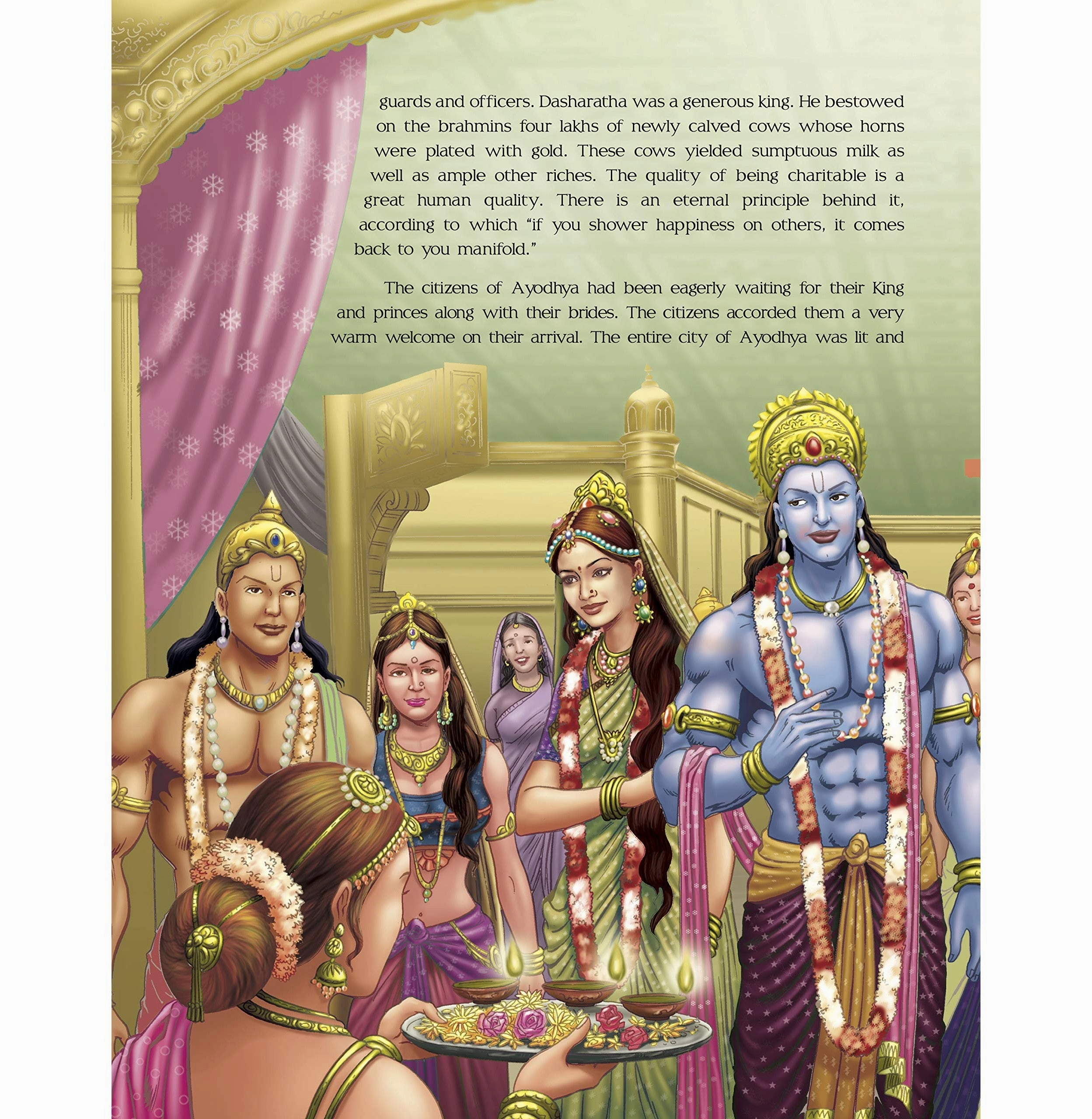 Ramayana The Sacred Epic Of Gods And Demons (English) [Hardcover] Om Books Editorial Team Young explorers Kid-centered learning