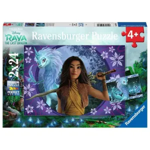 Raya And The Last Dragon Puzzle Pack 2 X 24Pc Smart & fun Exploration made fun