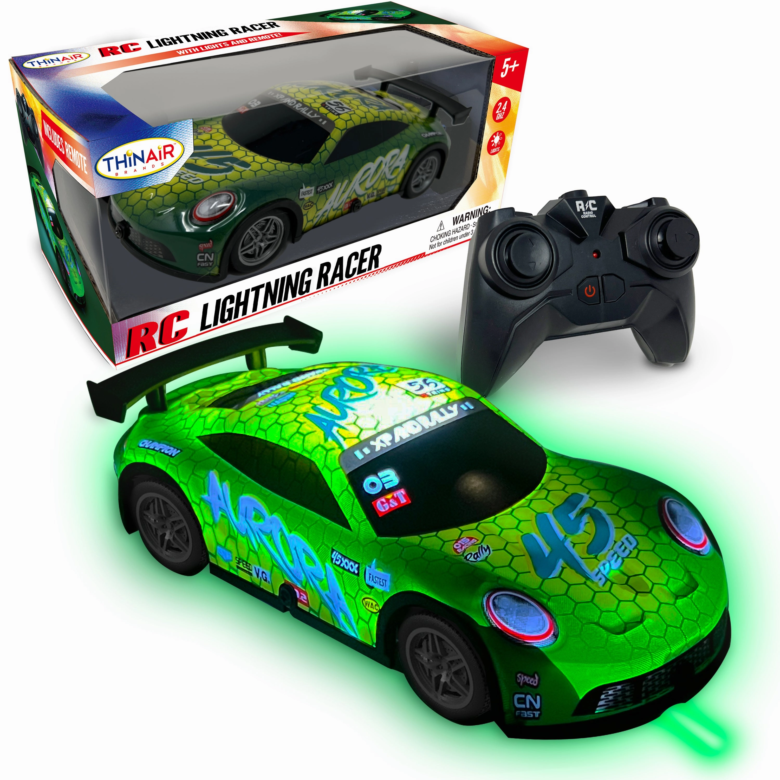 Kids discovery tools Rc Lightning Racer Green