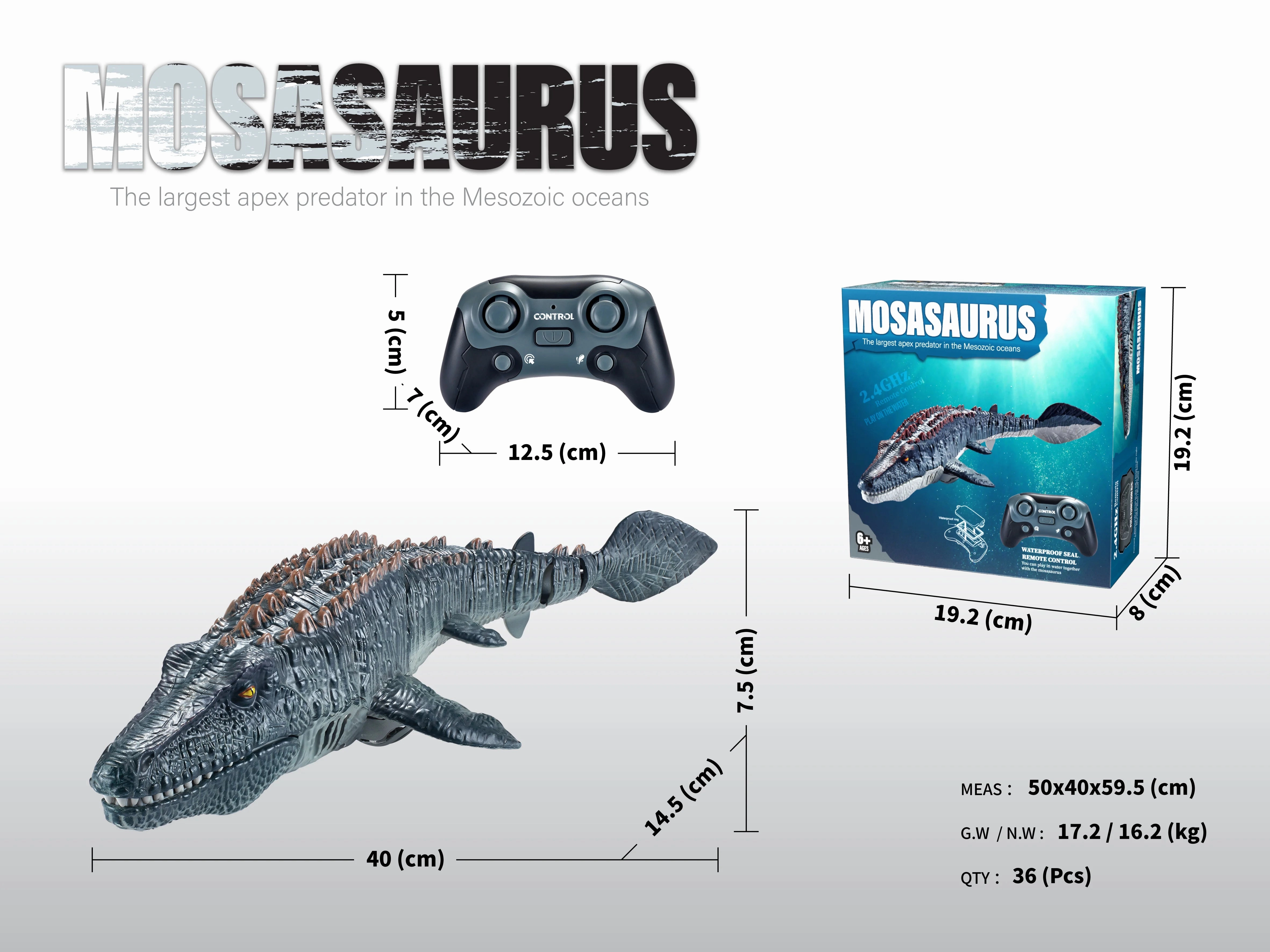Tiny thinkers Kid-centered learning Rc Remote Controlled Mosasaur Predator Dinosaur