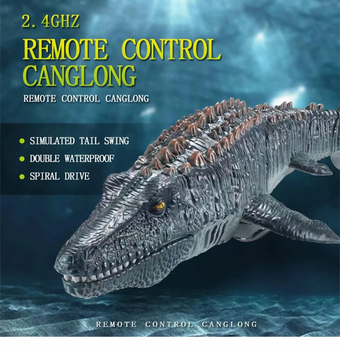 Rc Remote Controlled Mosasaur Predator Dinosaur Everyday learning