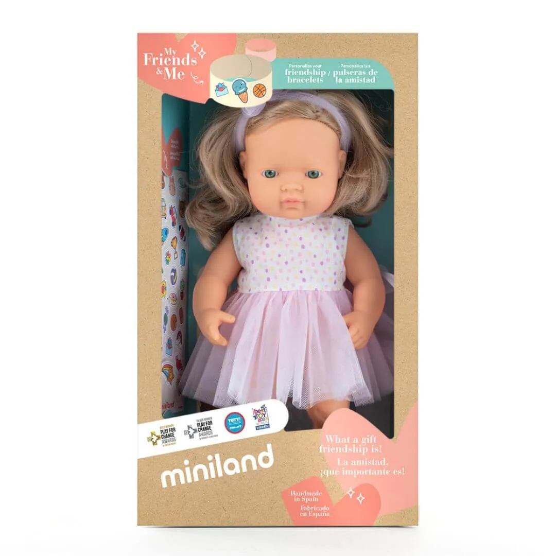 Everyday learning Realistic Montessori Doll - White Girl With Blonde Hair