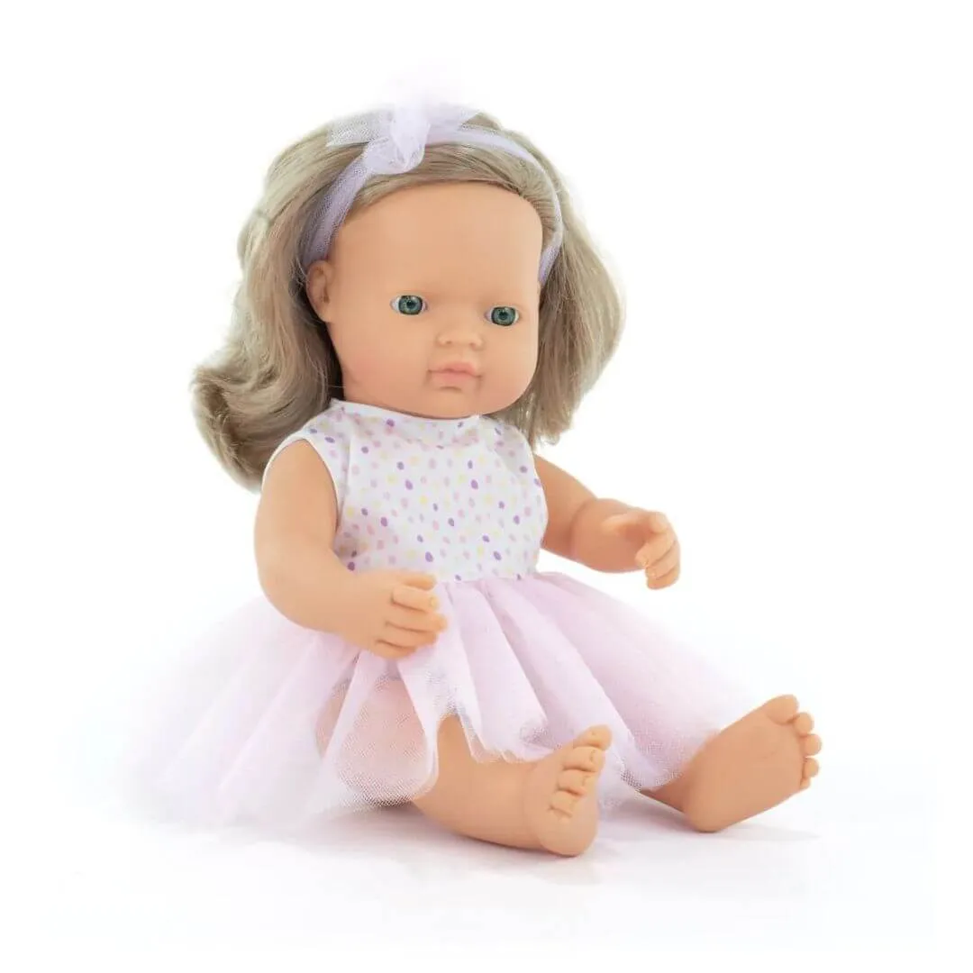 Realistic Montessori Doll - White Girl With Blonde Hair Everyday learning Active learners