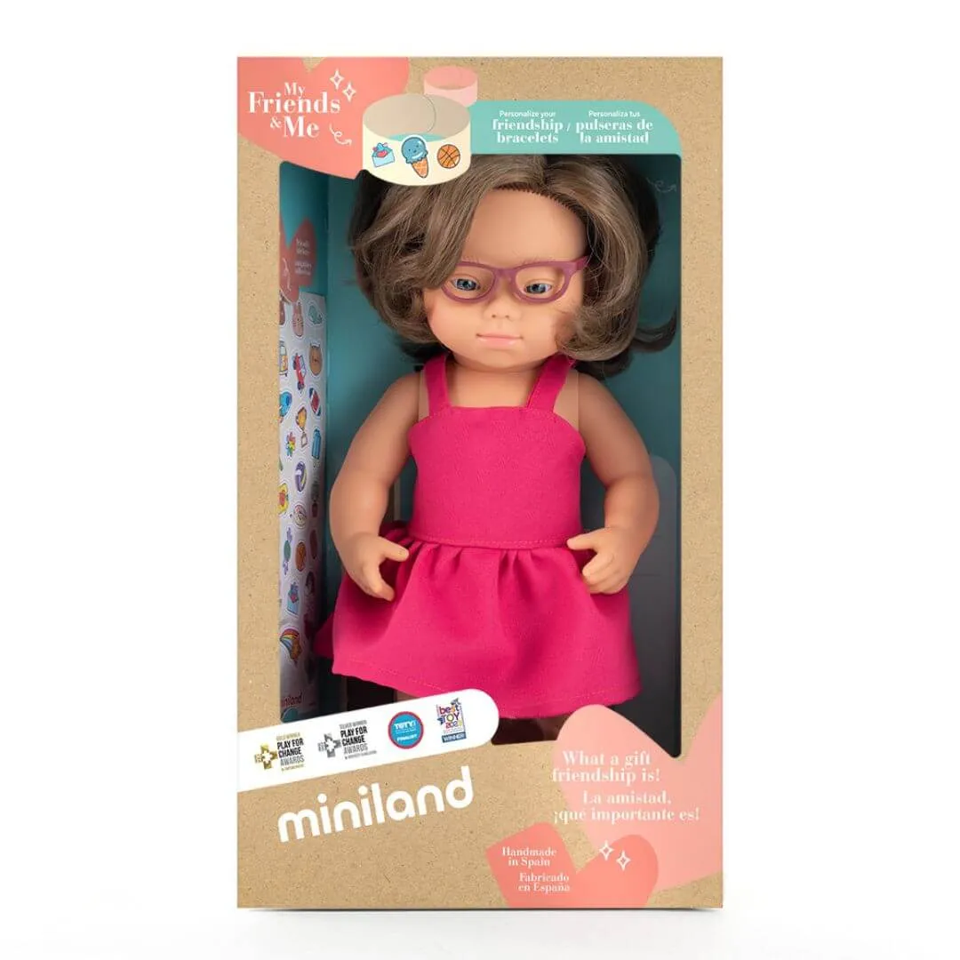Tiny thinkers Realistic Montessori Doll With Down Syndrome