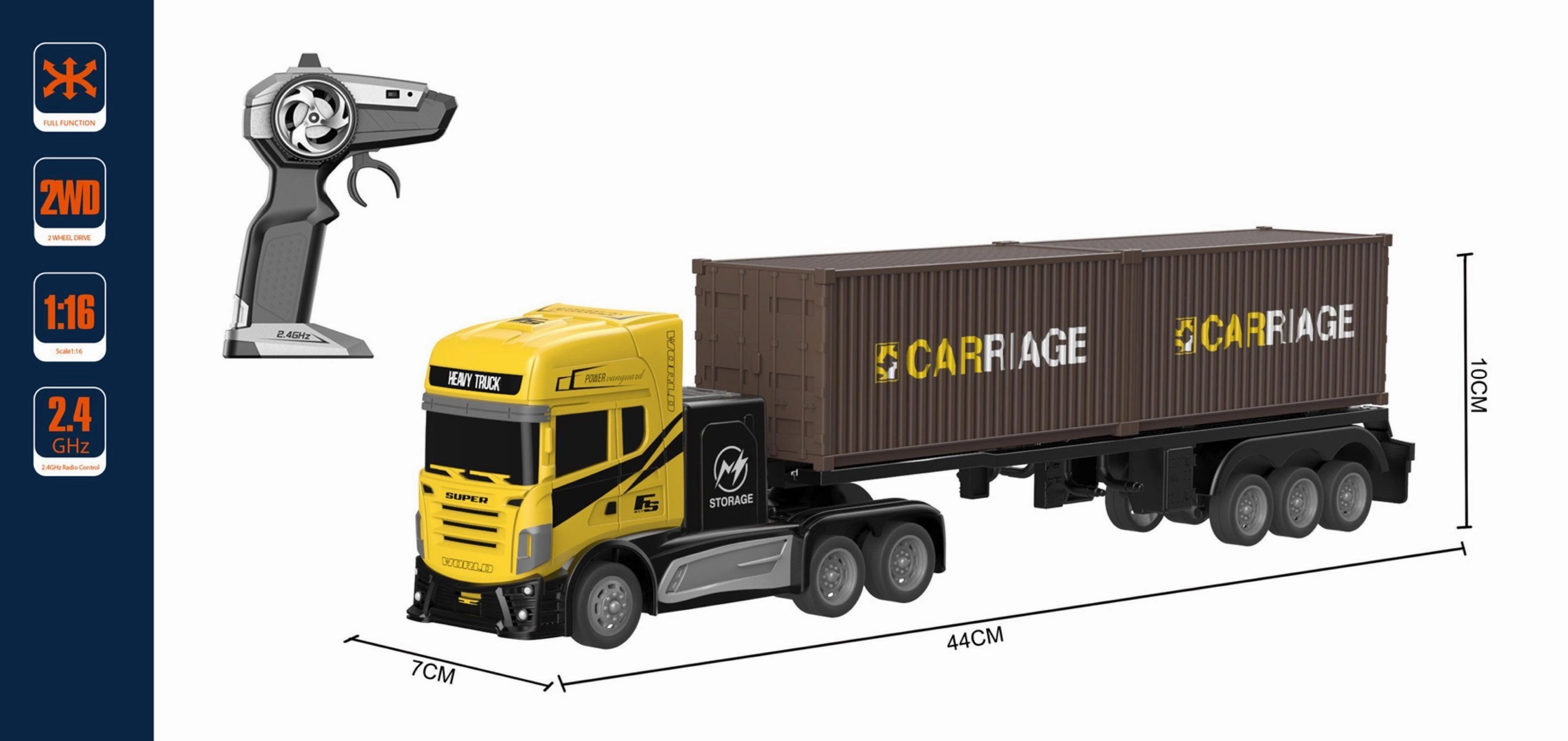 Busy kids Thoughtful learning Remote Controlled Cargo Rc Transport Truck