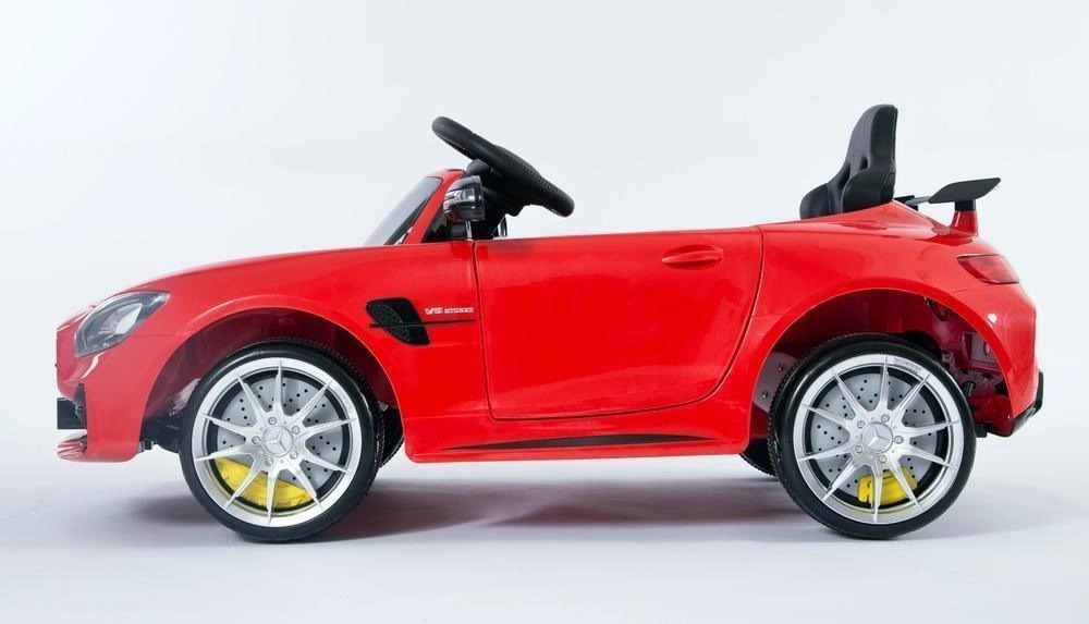 Ricco 6V 4.5A Two Motors Mercedes Benz Gtr Amg Electric Ride-On Car, Red Thoughtful learning Skill-building tools