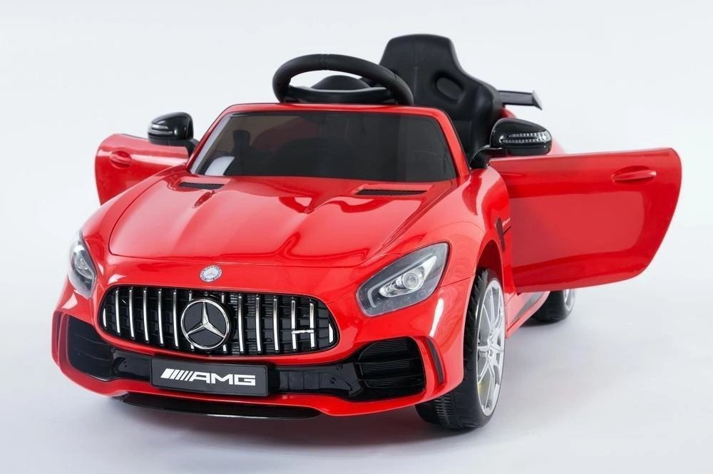 Ricco 6V 4.5A Two Motors Mercedes Benz Gtr Amg Electric Ride-On Car, Red Little adventures Imaginative play