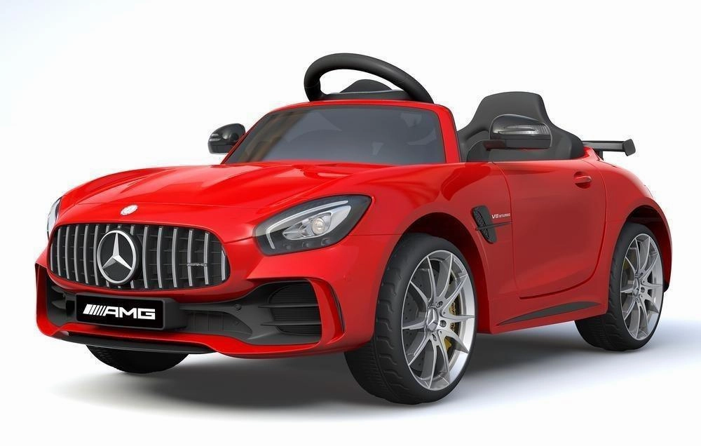 Thoughtful learning Child development Ricco 6V 4.5A Two Motors Mercedes Benz Gtr Amg Electric Ride-On Car, Red