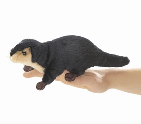 Engaging young minds River Otter Finger Puppet